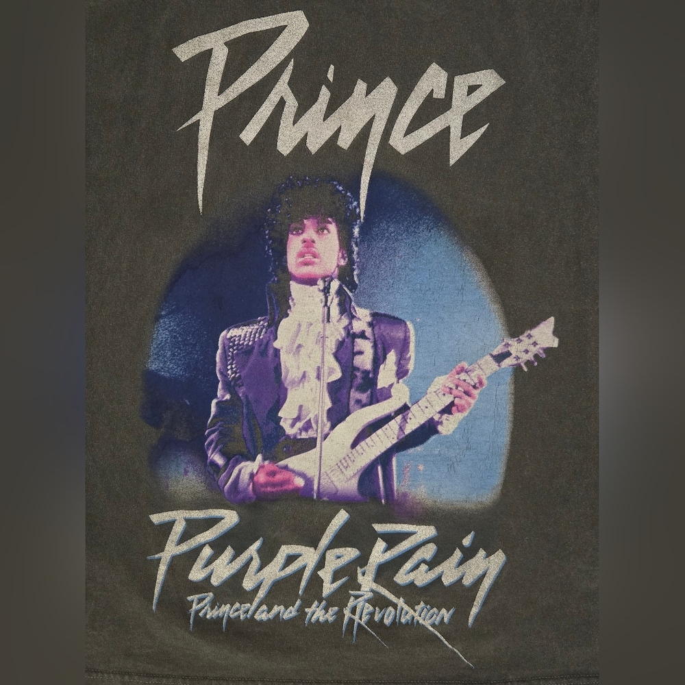 Prince and the Revolution Purple Rain Vintage Style Music Band Tee Size M/L - Picture 2 of 8